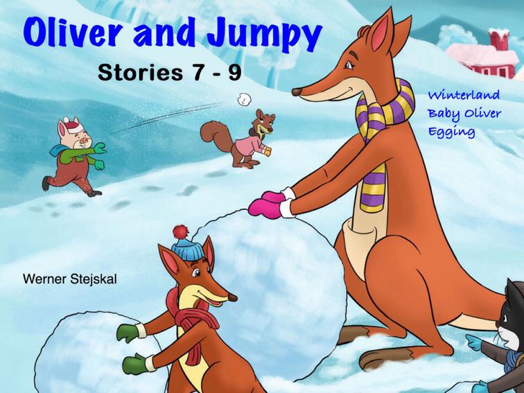 This image is the cover for the book Oliver and Jumpy, Volume 3, Oliver and Jumpy