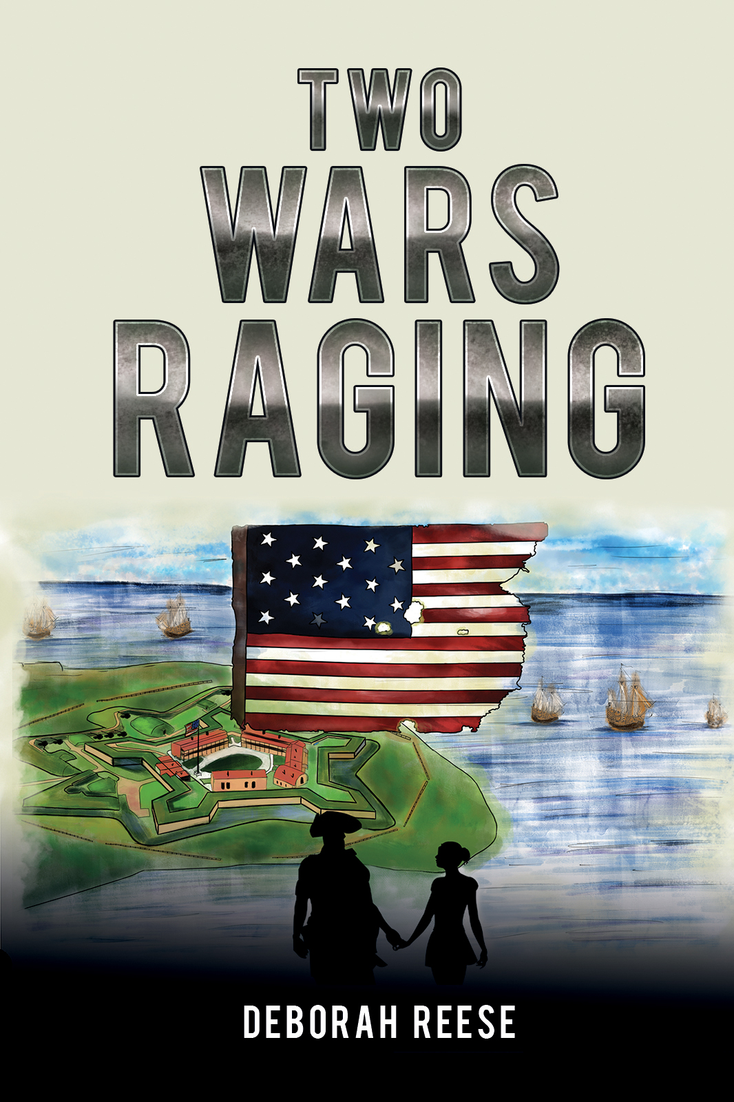 This image is the cover for the book Two Wars Raging