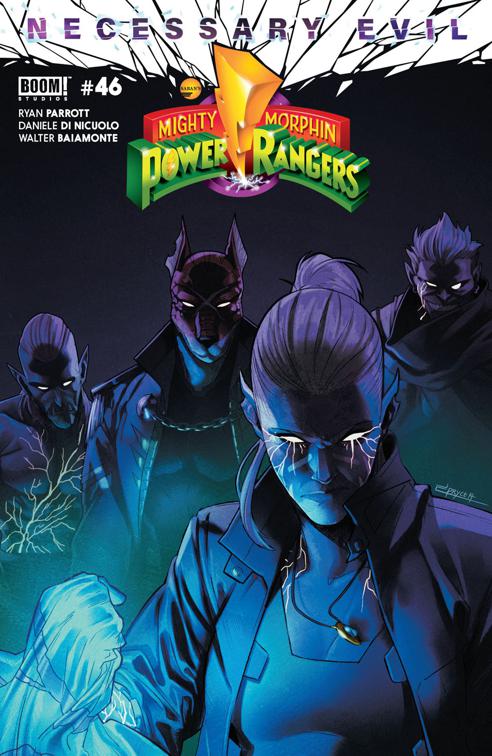 This image is the cover for the book Mighty Morphin Power Rangers #46, Mighty Morphin Power Rangers
