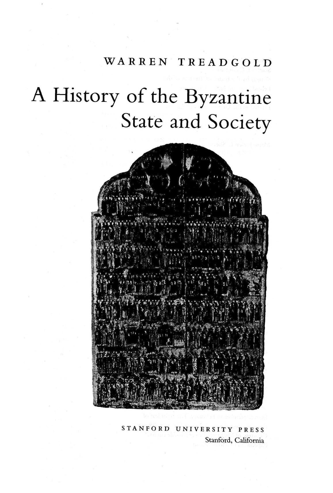 History of the Byzantine State and Society