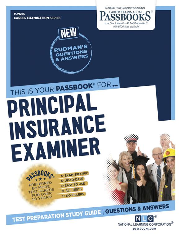 Principal Insurance Examiner, Career Examination Series