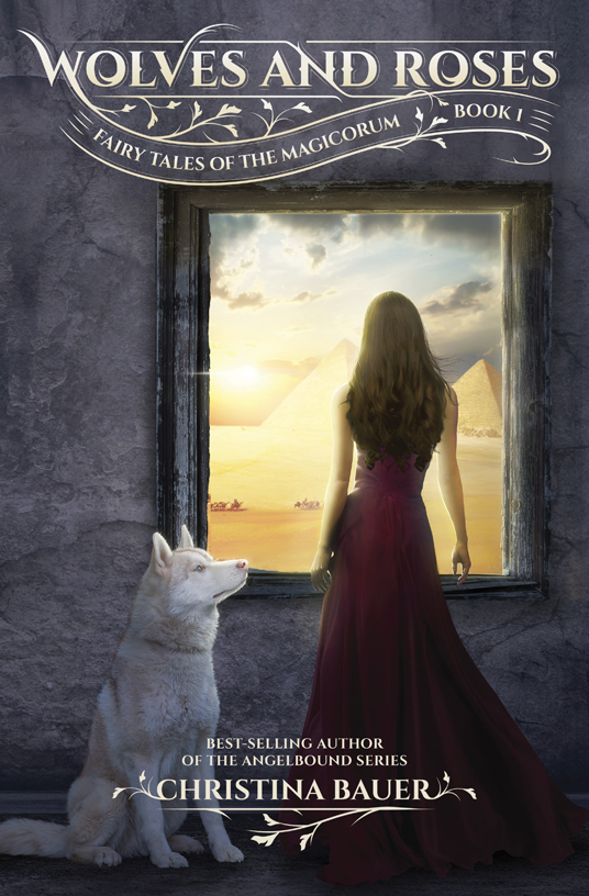 This image is the cover for the book Wolves And Roses, Fairy Tales of the Magicorum