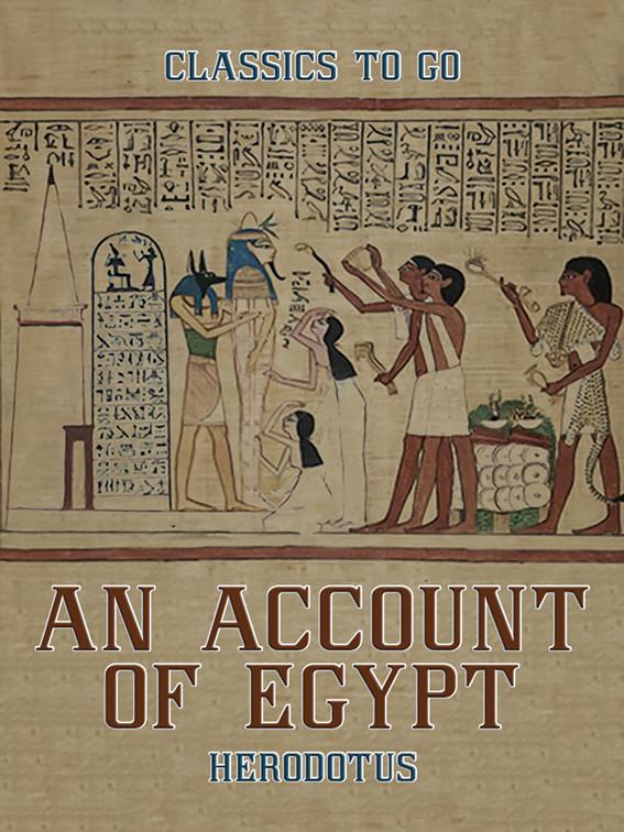 An Account of Egypt, Classics To Go