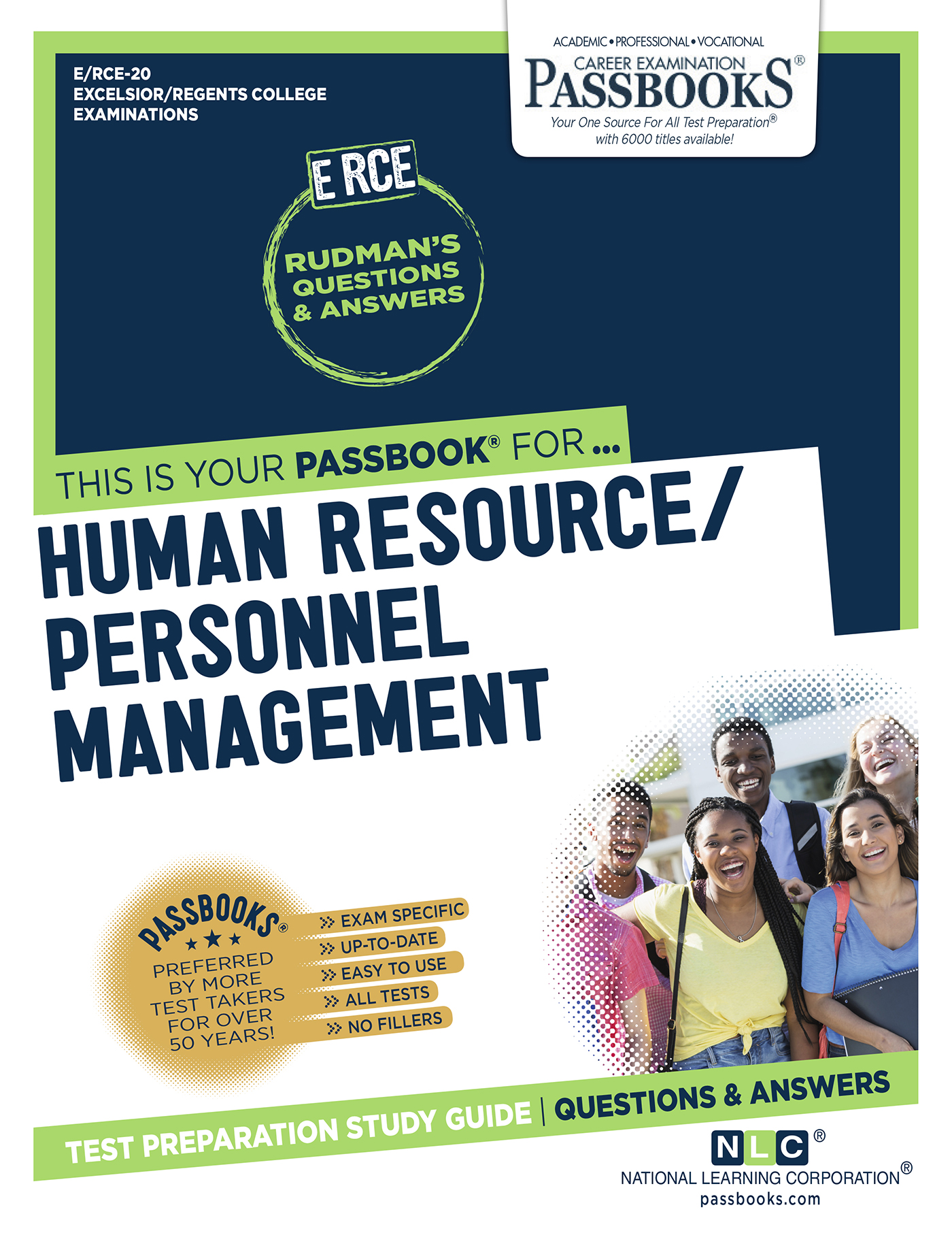 This image is the cover for the book HUMAN RESOURCE/PERSONNEL MANAGEMENT, Excelsior/Regents College Examination Series