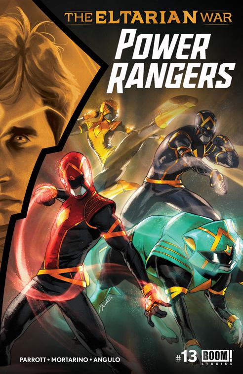 This image is the cover for the book Power Rangers #13, Power Rangers