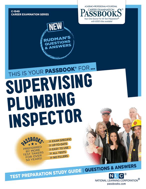Supervising Plumbing Inspector, Career Examination Series