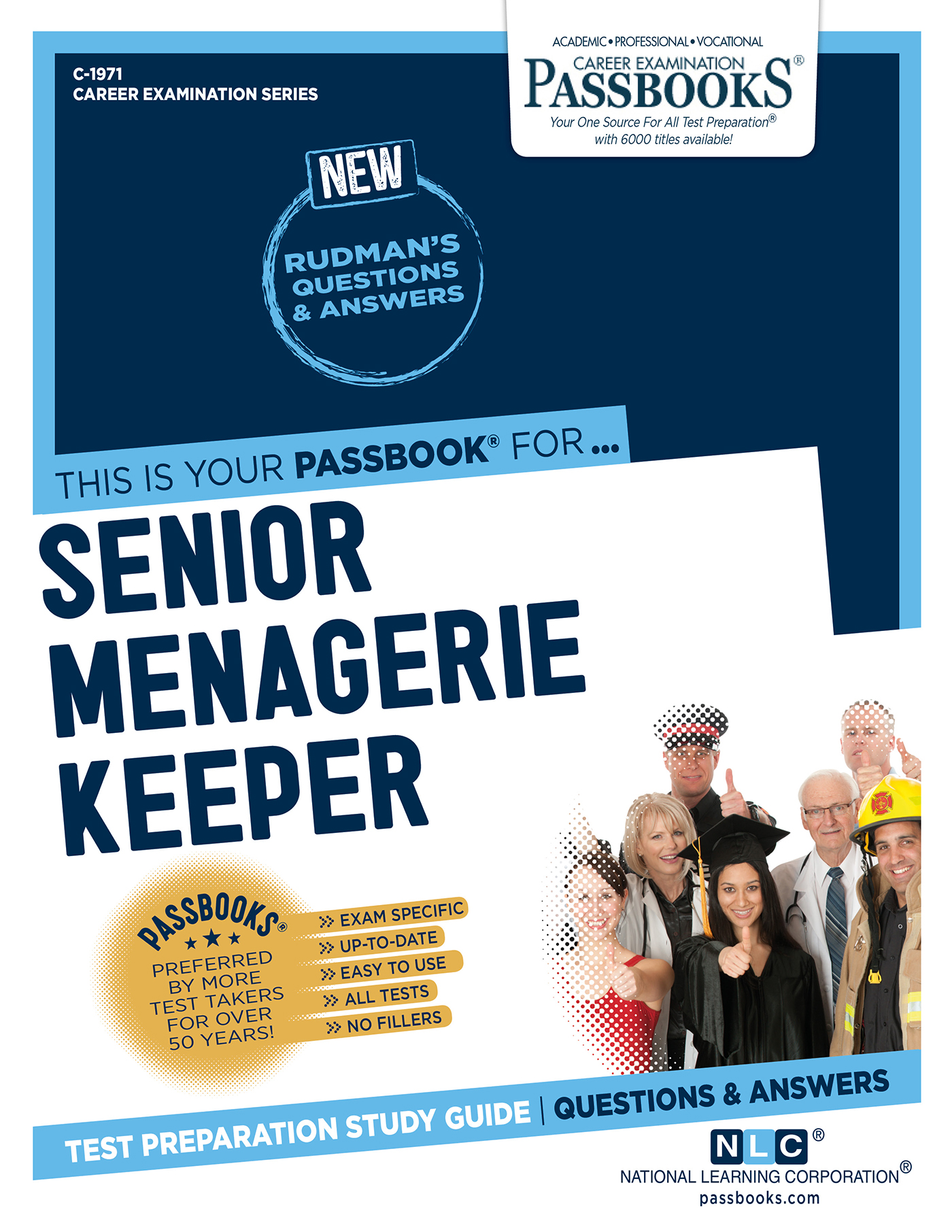 Senior Menagerie Keeper, Career Examination Series