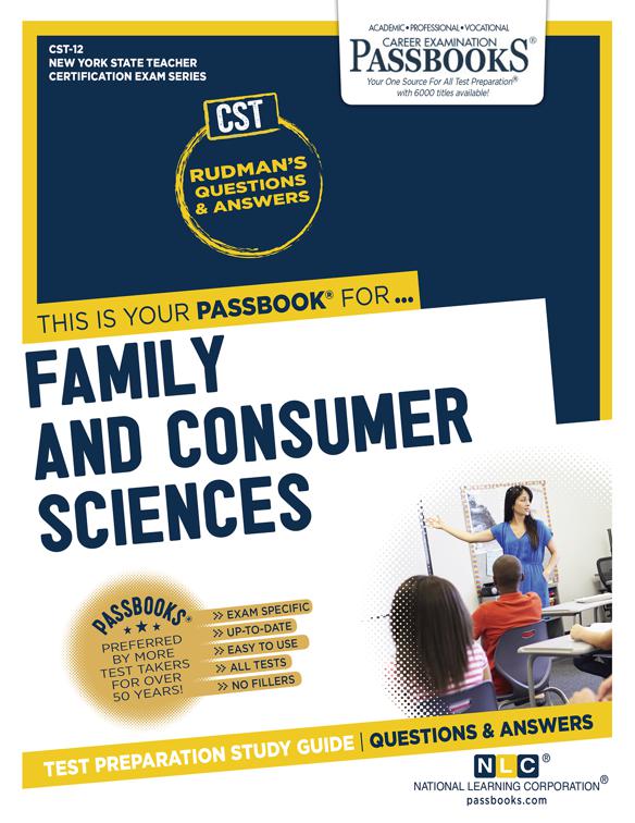 Family and Consumer Sciences, New York State Teacher Certification Examination Series (NYSTCE)