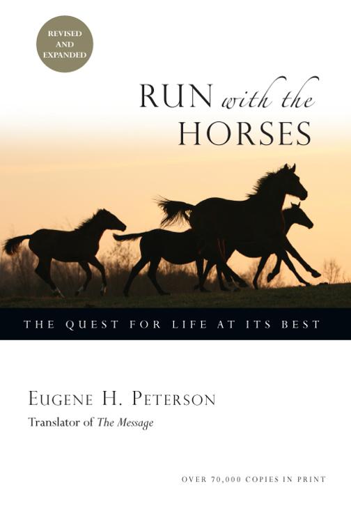 This image is the cover for the book Run with the Horses