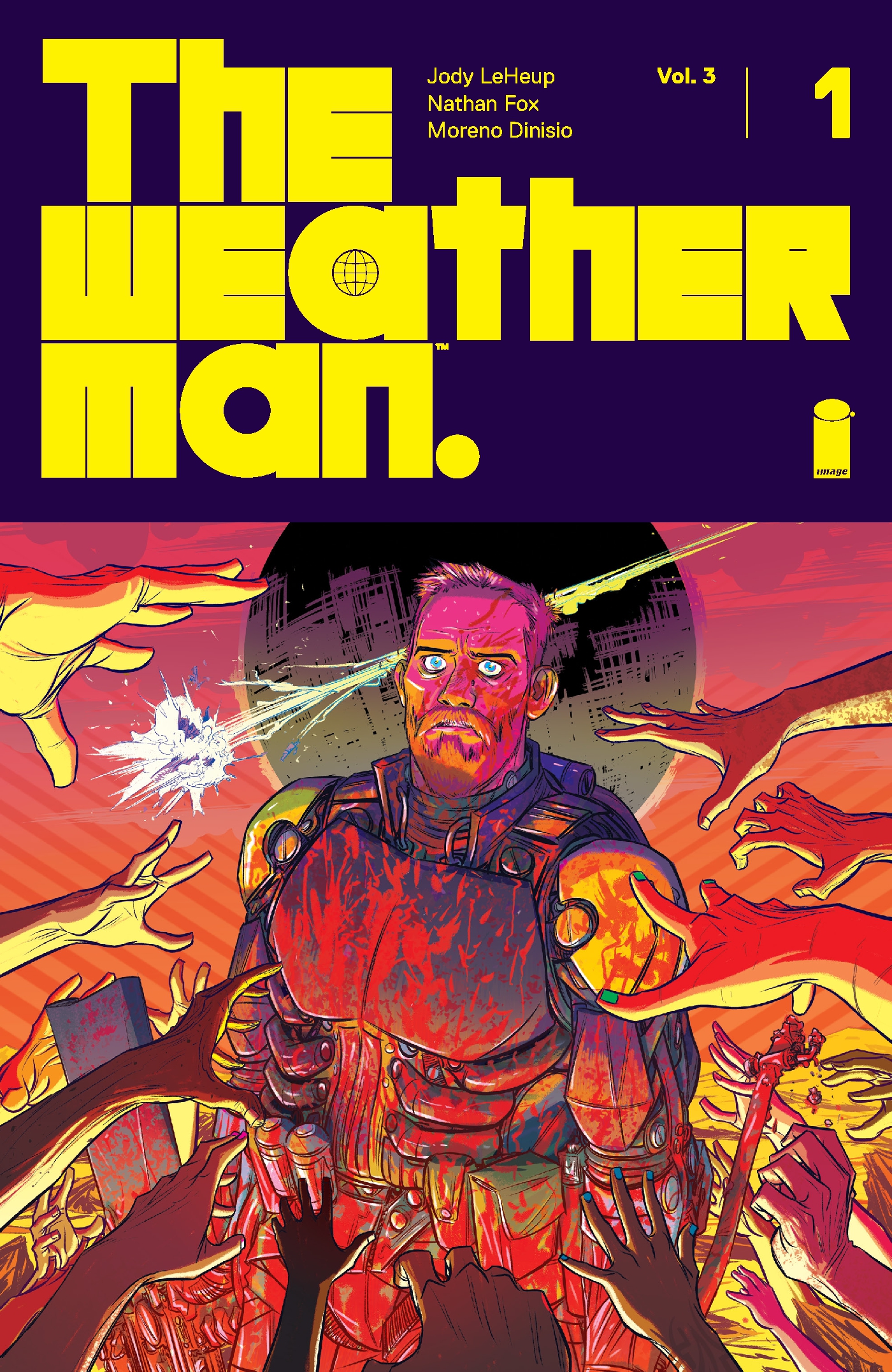 This image is the cover for the book The Weatherman vol. 3 #1, The Weatherman