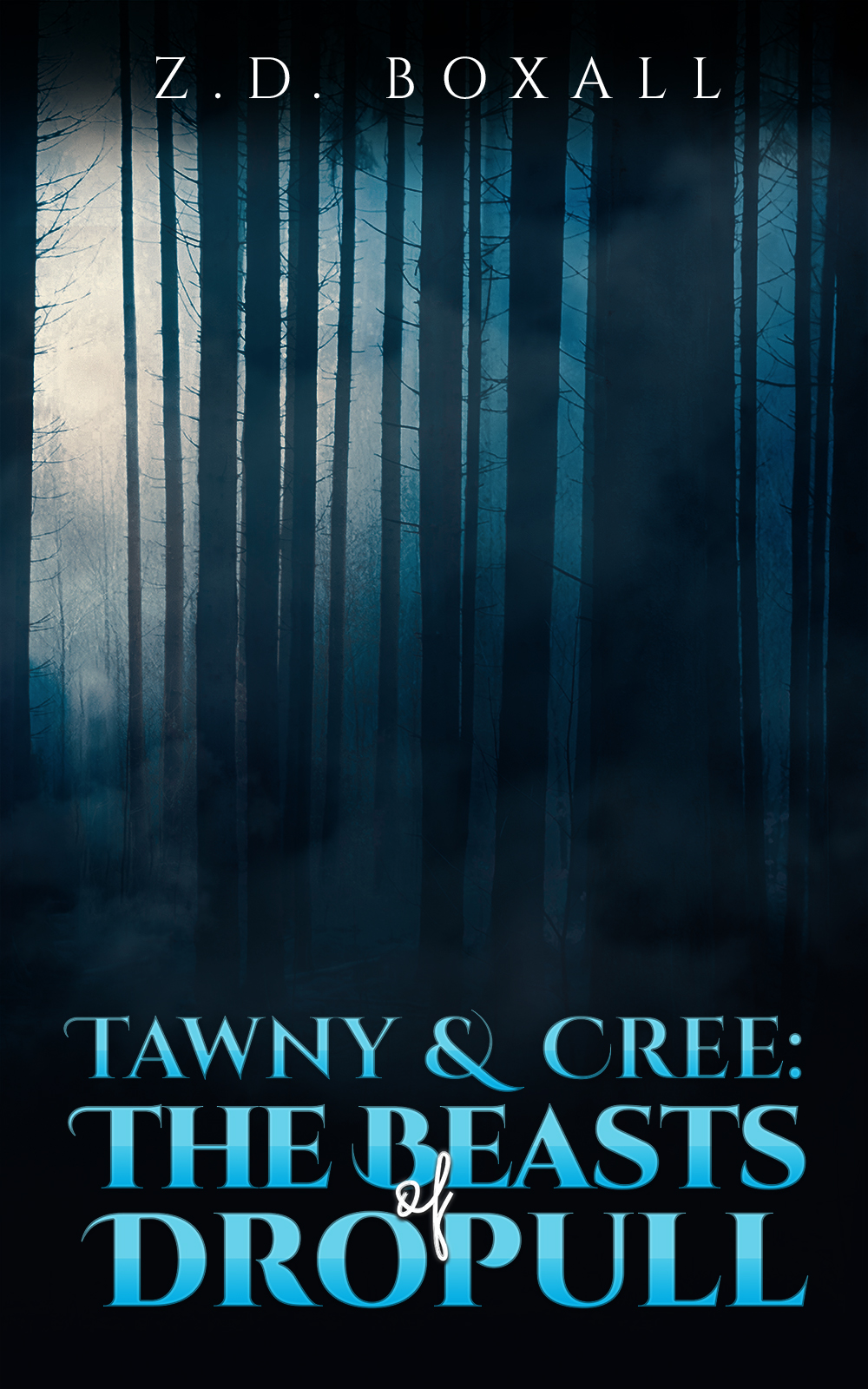 This image is the cover for the book Tawny and Cree: The Beasts of Dropull