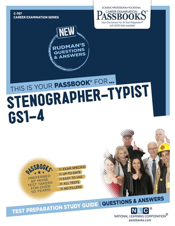 Stenographer-Typist GS1-4, Career Examination Series