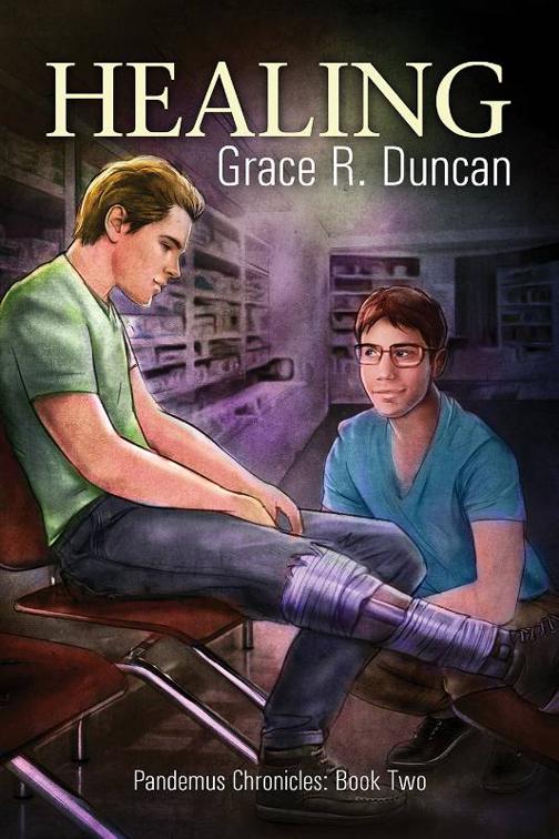 This image is the cover for the book Healing, Pandemus Chronicles