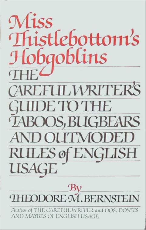 Miss Thistlebottom&#x27;s Hobgoblins