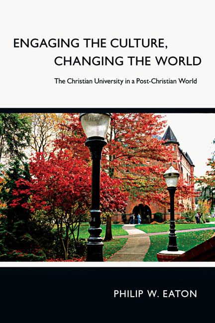 This image is the cover for the book Engaging the Culture, Changing the World