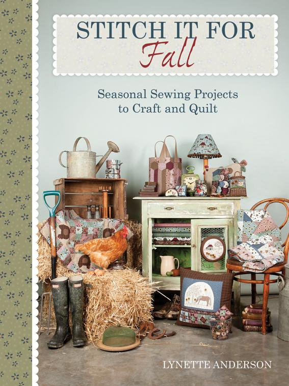This image is the cover for the book Stitch It for Fall, Stitch It