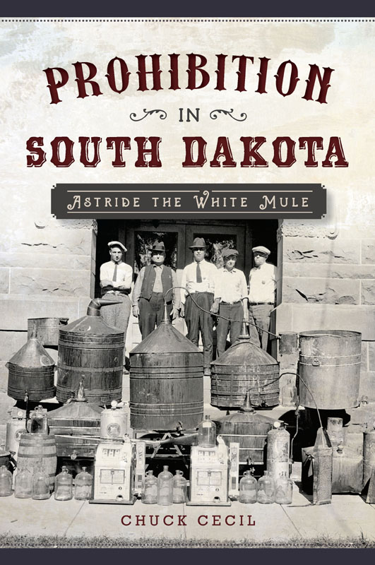 This image is the cover for the book Prohibition in South Dakota