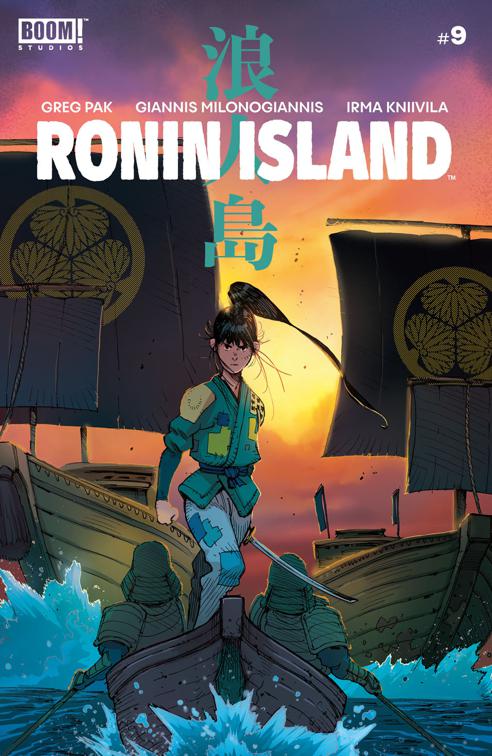 This image is the cover for the book Ronin Island #9, Ronin Island
