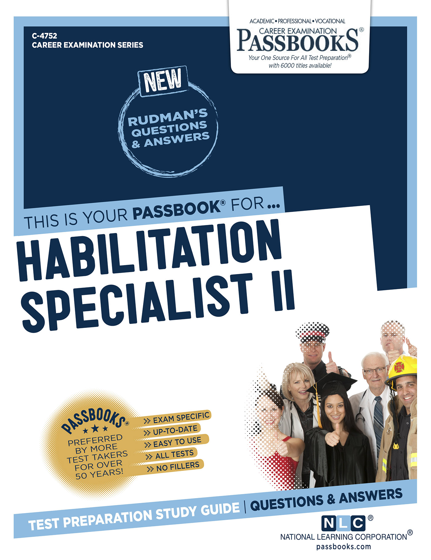 Habilitation Specialist II, Career Examination Series