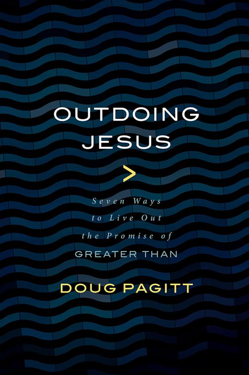 This image is the cover for the book Outdoing Jesus