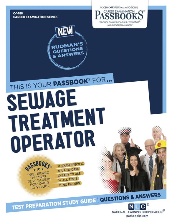 Sewage Treatment Operator, Career Examination Series