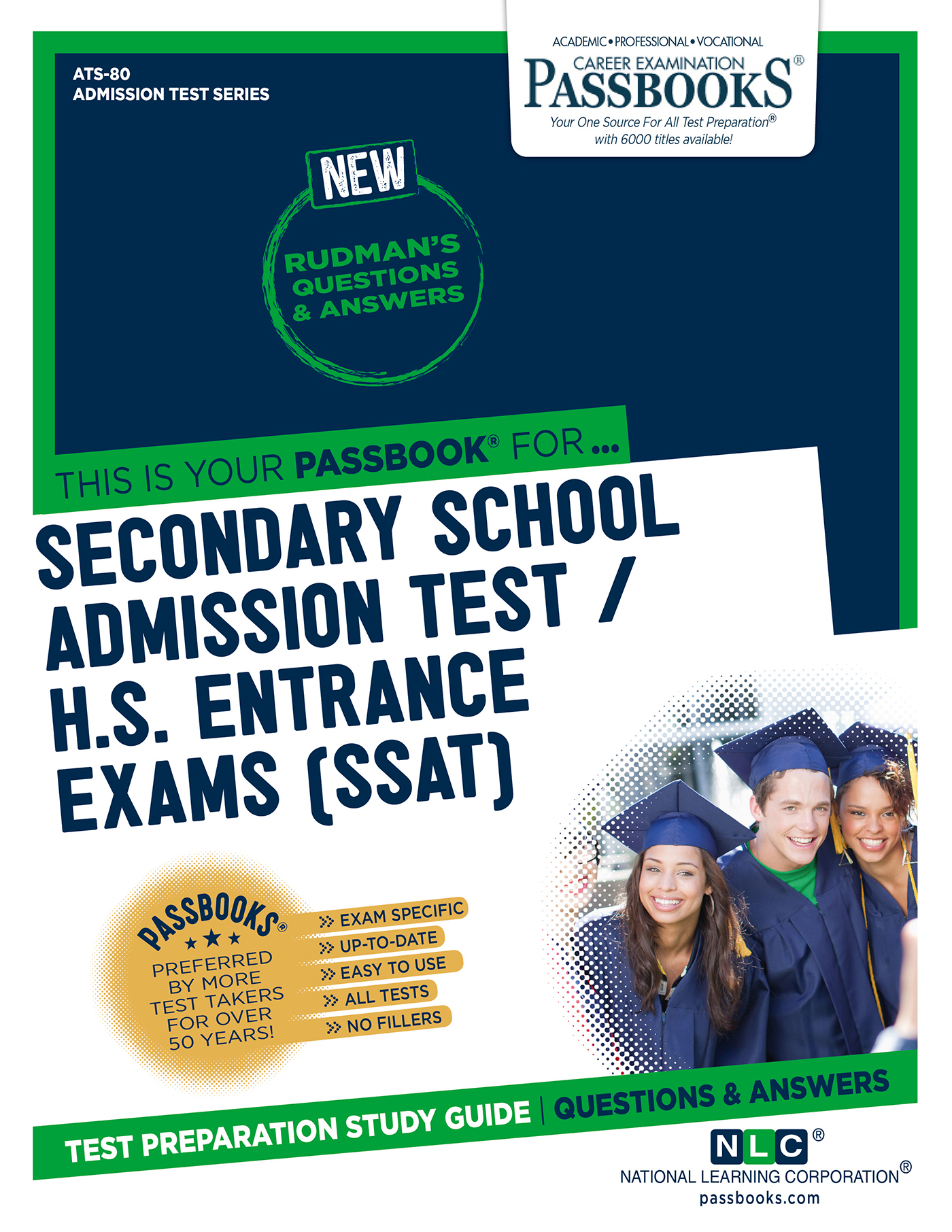 SECONDARY SCHOOL ADMISSIONS TEST / H.S. ENTRANCE EXAMS (SSAT), Admission Test Series