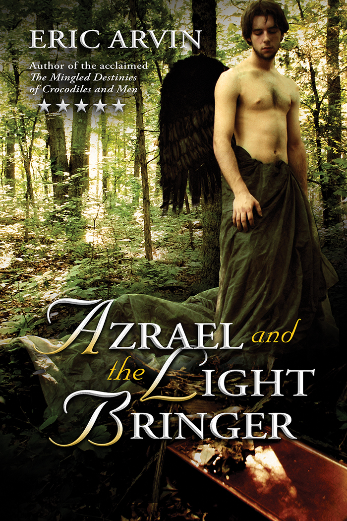 This image is the cover for the book Azrael and the Light Bringer, The River Dwellers