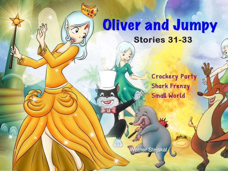 This image is the cover for the book Oliver and Jumpy, Volume 11, Oliver and Jumpy