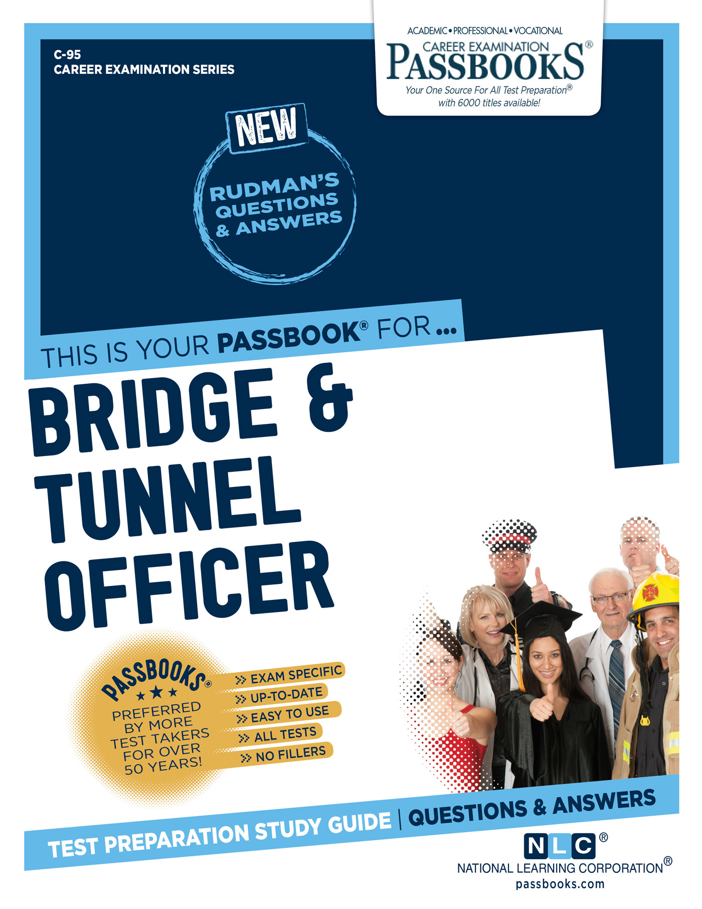 This image is the cover for the book Bridge & Tunnel Officer, Career Examination Series