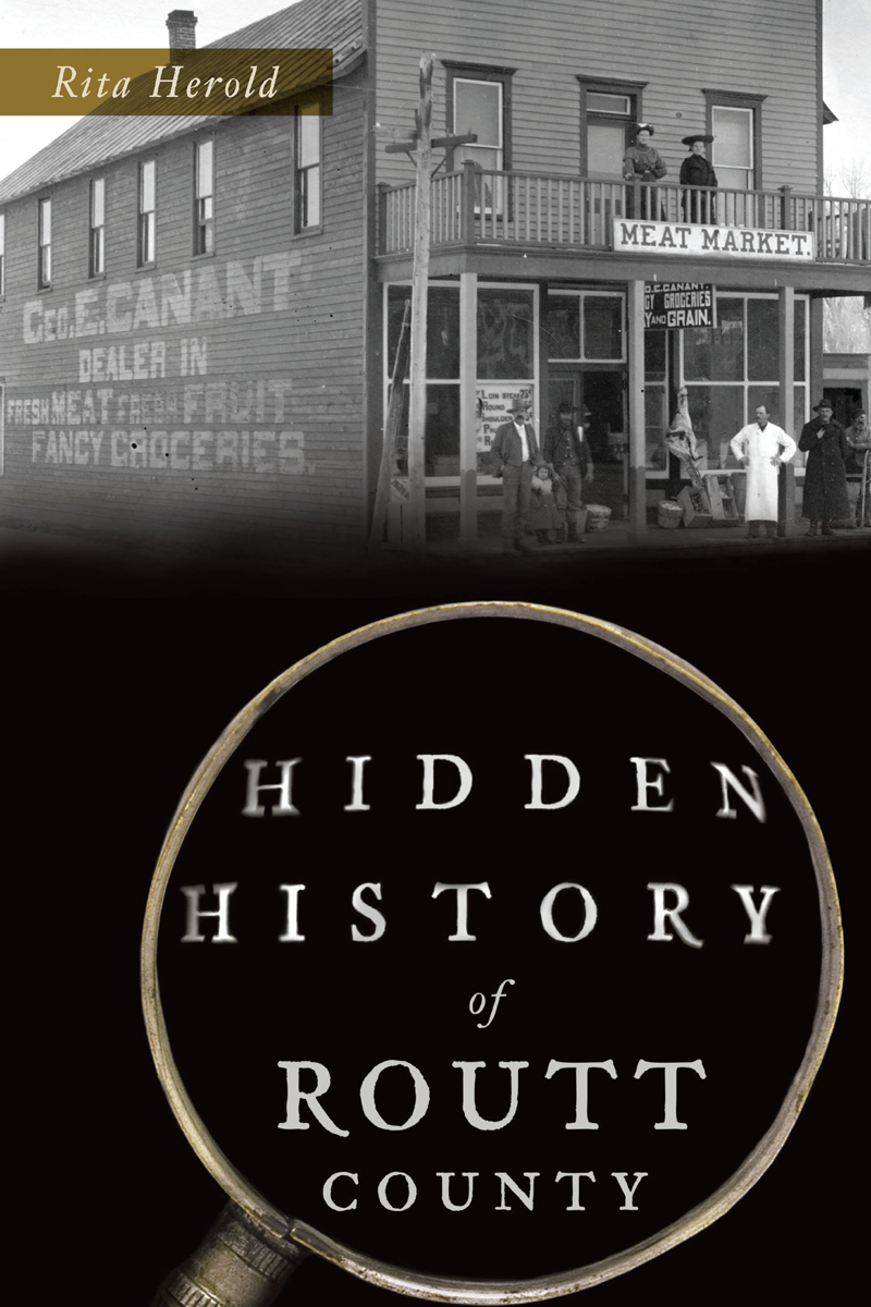 This image is the cover for the book Hidden History of Routt County, Hidden History
