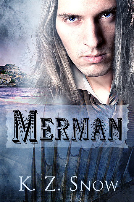 This image is the cover for the book Merman, The Mongrel Trilogy