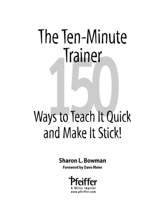 Ten-Minute Trainer