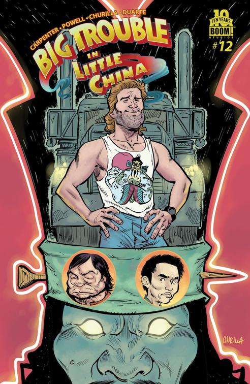 This image is the cover for the book Big Trouble in Little China #12, Big Trouble in Little China