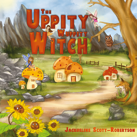 This image is the cover for the book The Uppity Wuppity Witch