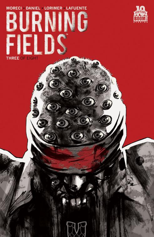 This image is the cover for the book Burning Fields #3, Burning Fields
