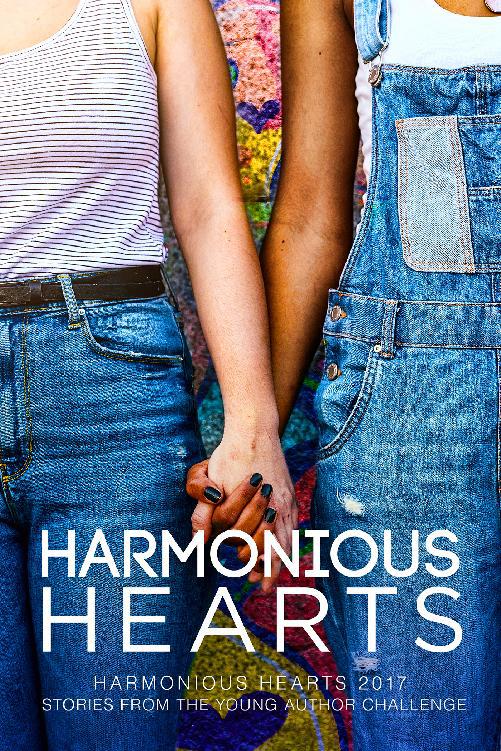 This image is the cover for the book Harmonious Hearts 2017 - Stories from the Young Author Challenge, Harmony Ink Press - Young Author Challenge