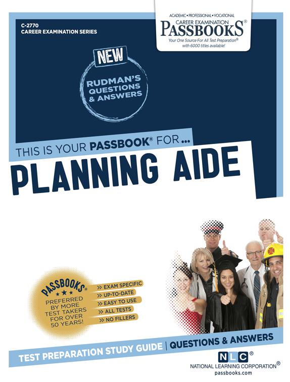 Planning Aide, Career Examination Series