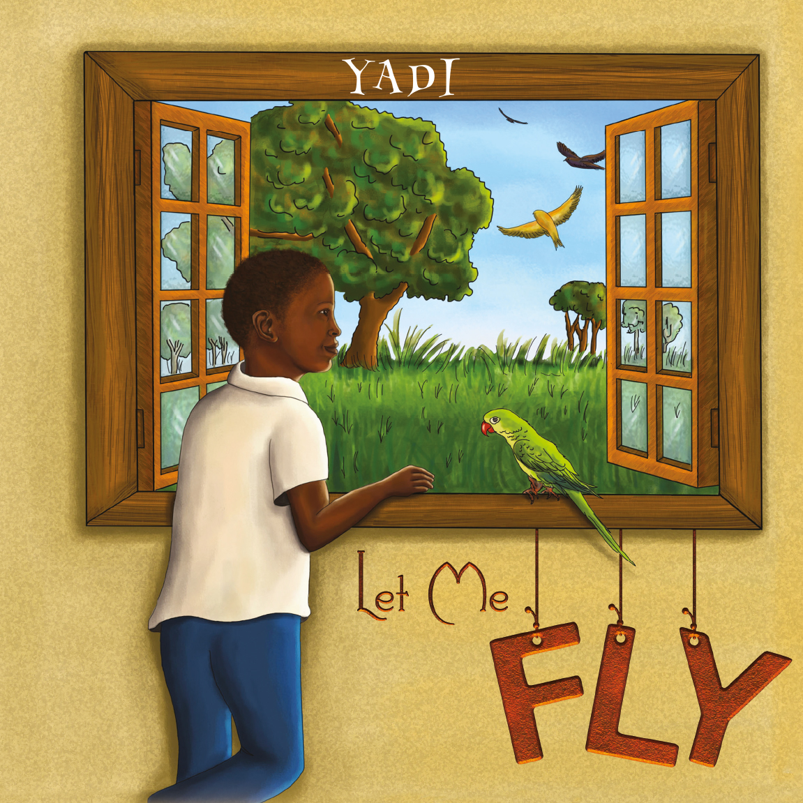 This image is the cover for the book Let Me Fly