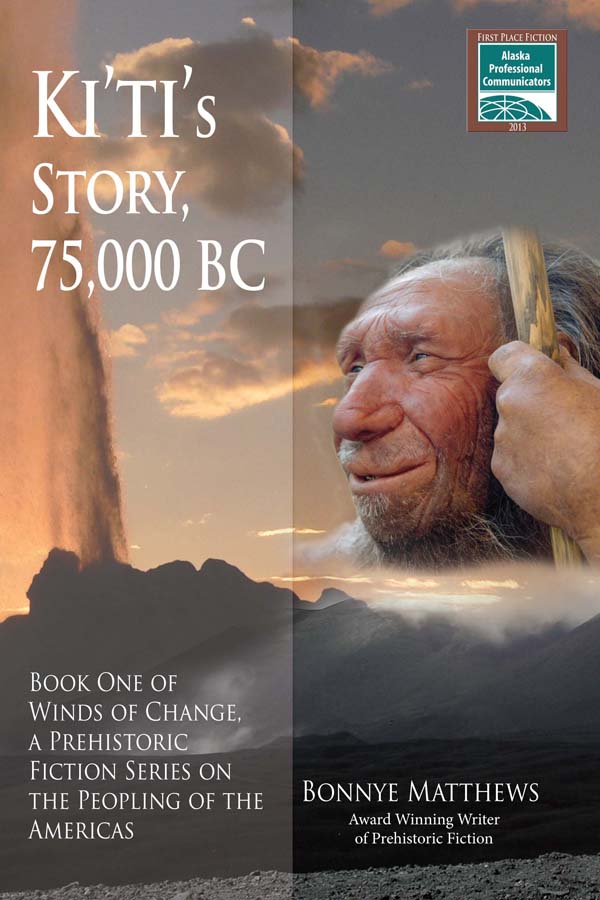 This image is the cover for the book Ki’ti’s Story, 75,000 BC
