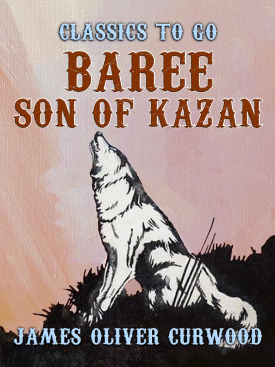 This image is the cover for the book Baree, Son of Kazan, Classics To Go