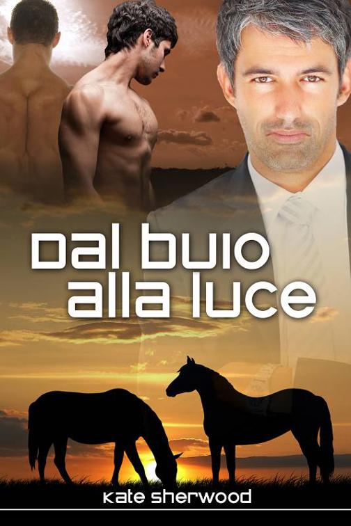 This image is the cover for the book Dal buio alla luce, Un cavallo nell'ombra