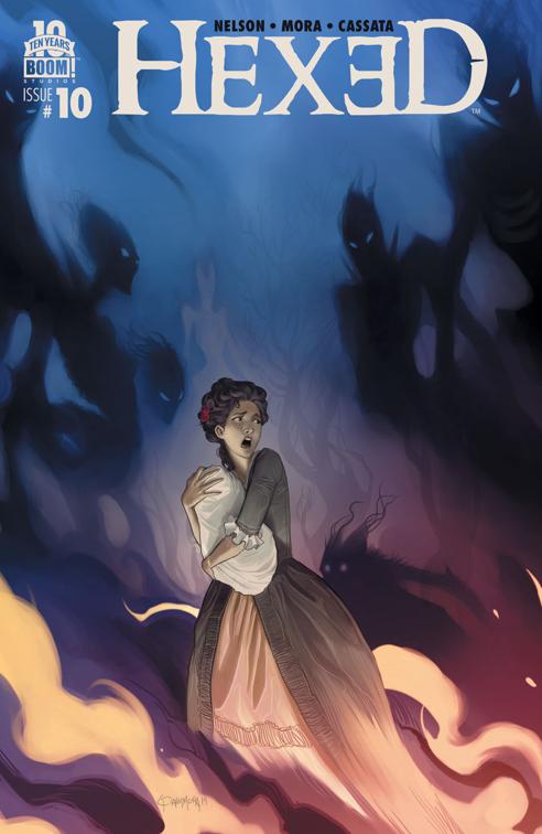 This image is the cover for the book Hexed: The Harlot and the Thief #10, Hexed: The Harlot & The Thief