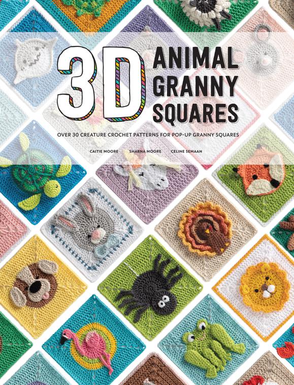 3D Animal Granny Squares