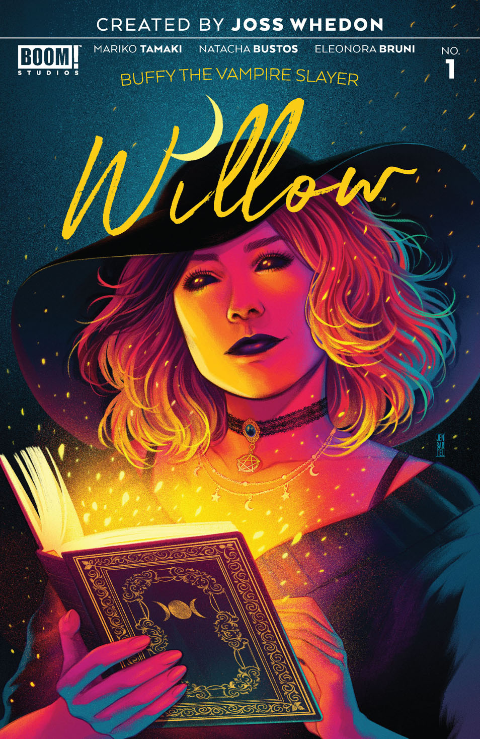 This image is the cover for the book Buffy the Vampire Slayer: Willow #1, Buffy the Vampire Slayer: Willow