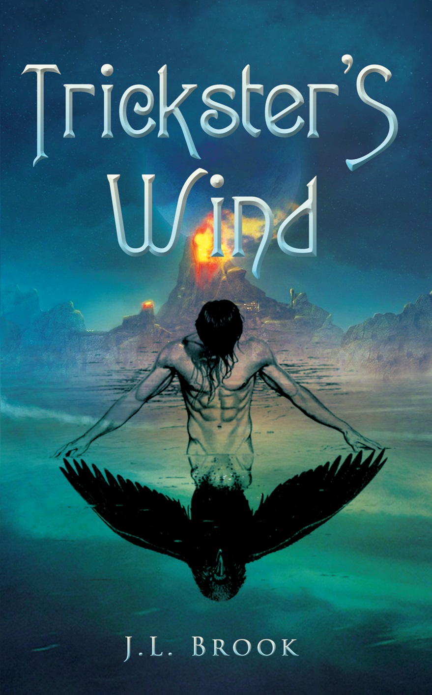 This image is the cover for the book Trickster's Wind