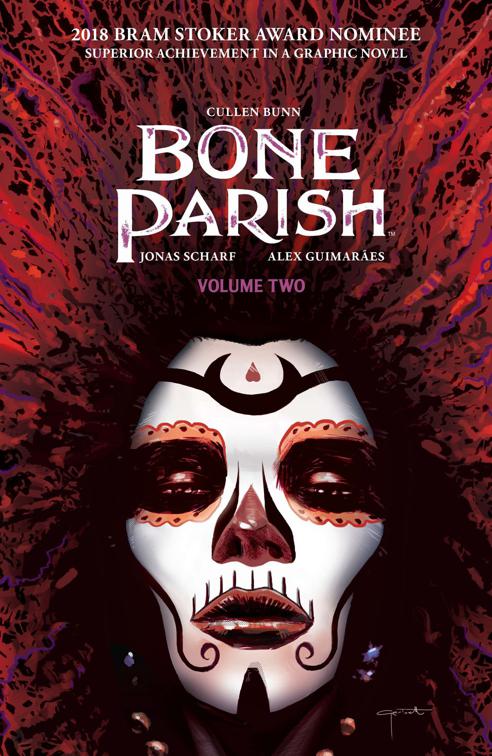 This image is the cover for the book Bone Parish Vol. 2, Bone Parish