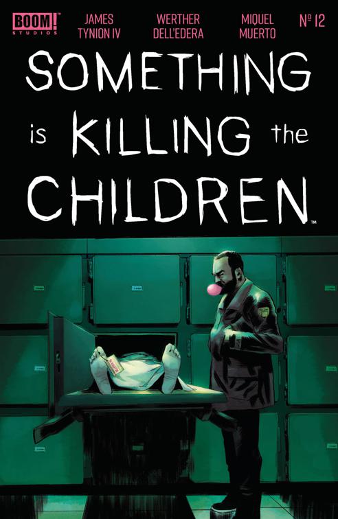 This image is the cover for the book Something is Killing the Children #12, Something is Killing the Children
