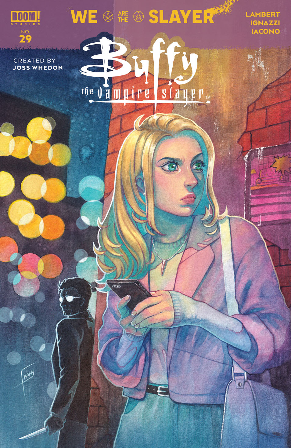 This image is the cover for the book Buffy the Vampire Slayer #29, Buffy the Vampire Slayer