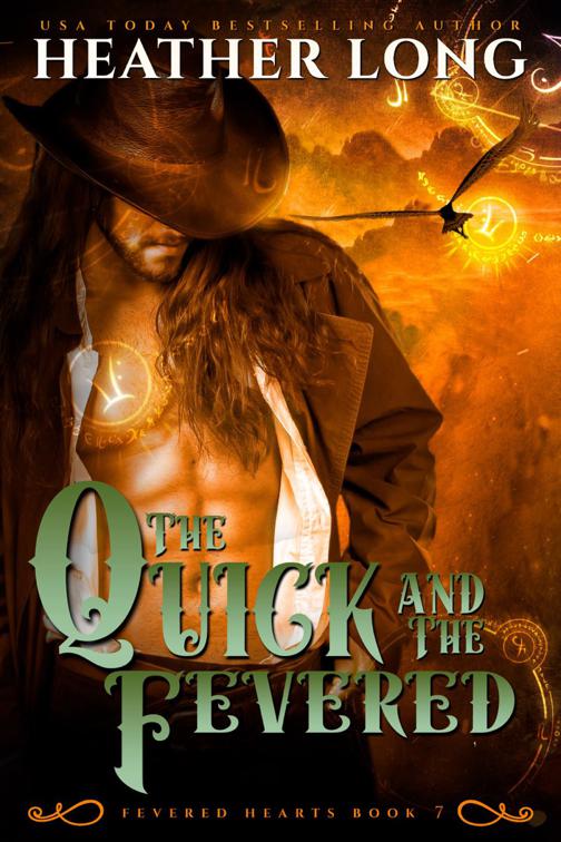 This image is the cover for the book The Quick and the Fevered, Fevered Hearts