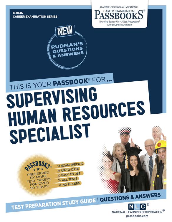 Supervising Human Resources Specialist, Career Examination Series